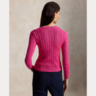 Cable-Knit Cotton Crewneck Sweater - BoUvy