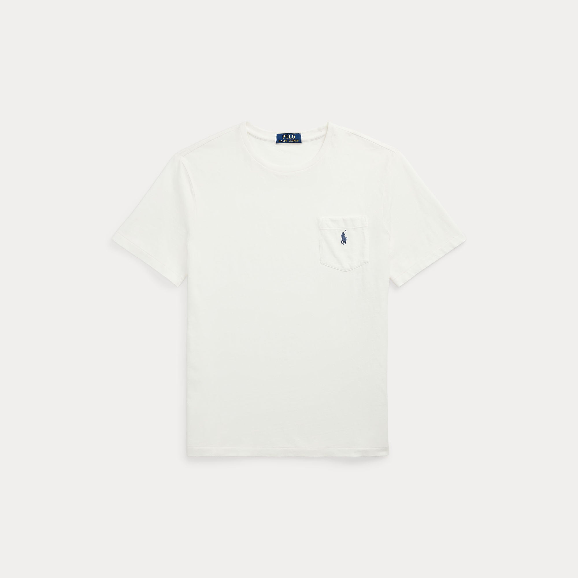 Standard Fit Cotton-Linen Pocket T-Shirt - BoUvy