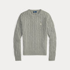 Cable-Knit Cotton Crewneck Sweater - BoUvy