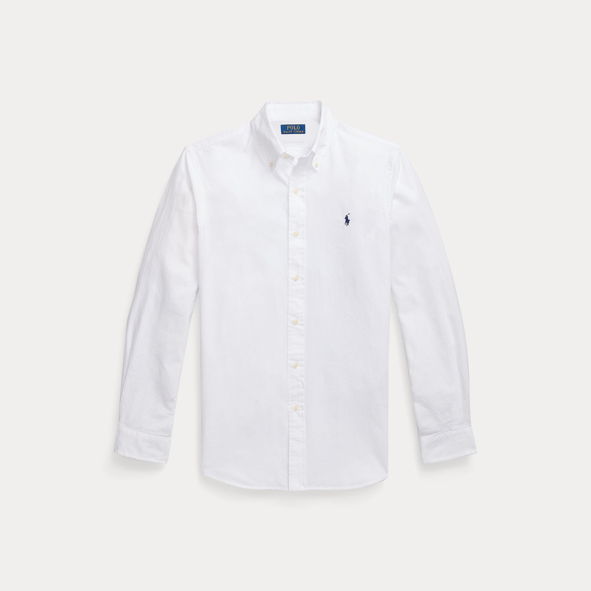 Custom Fit Seersucker Shirt - BoUvy