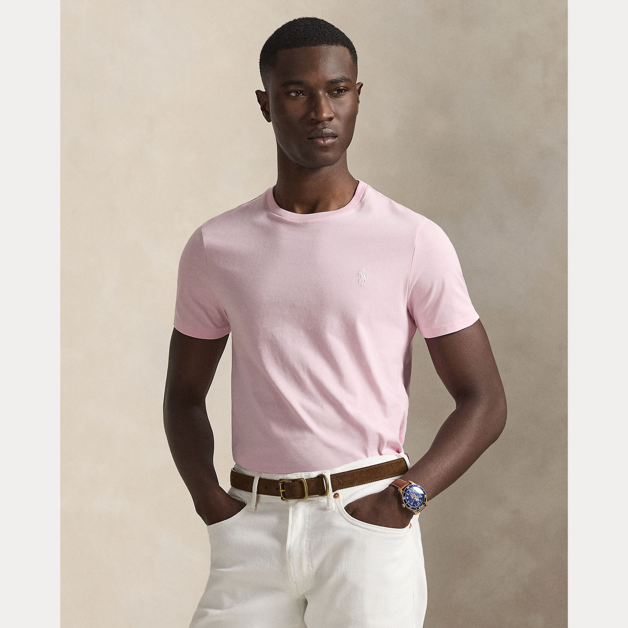Custom Slim Fit Jersey Crewneck T-Shirt - BoUvy