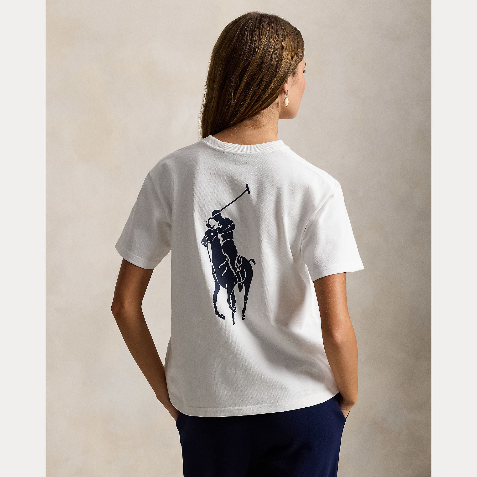 Big Pony Cotton Crewneck Tee - BoUvy