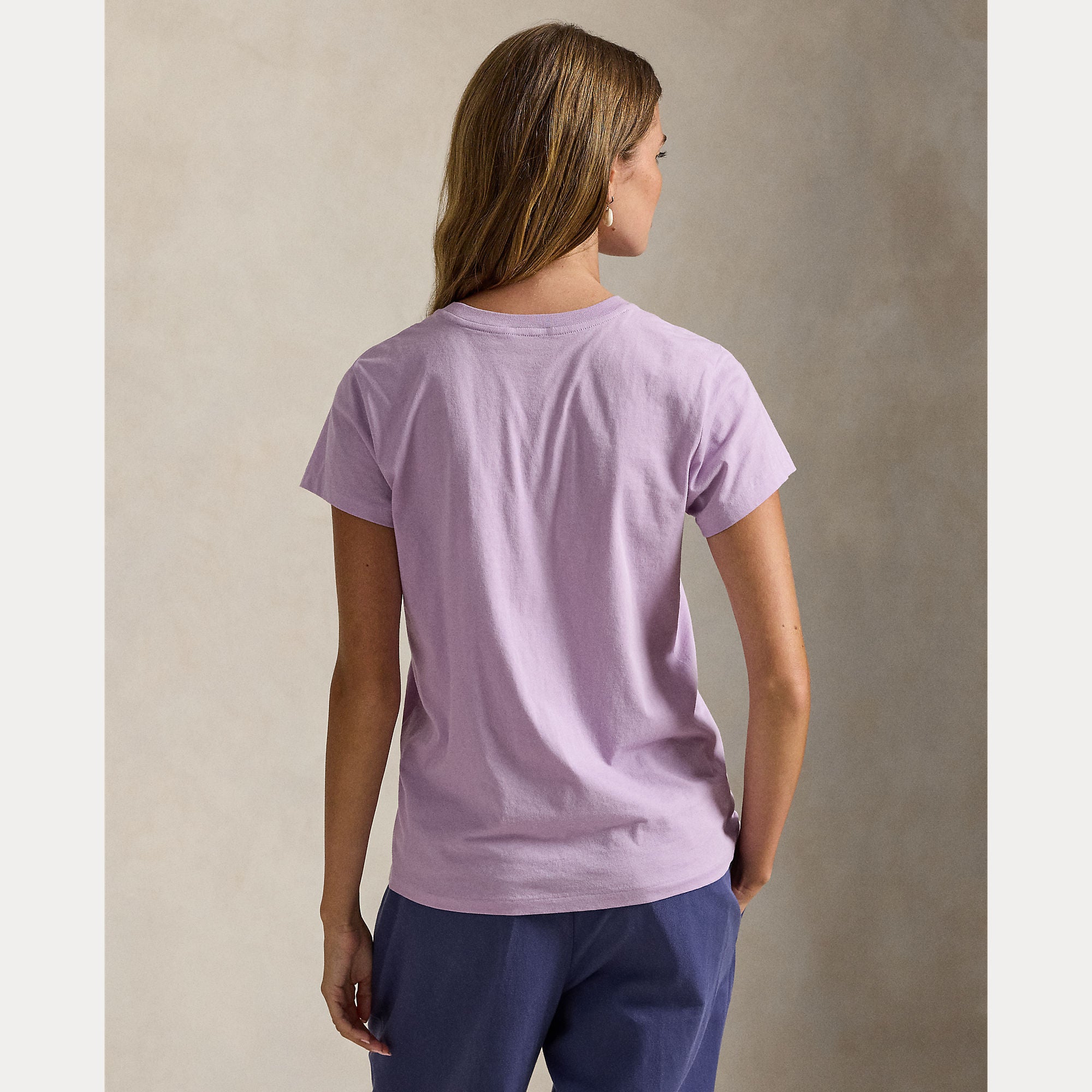 Cotton Jersey Crewneck Tee - BoUvy