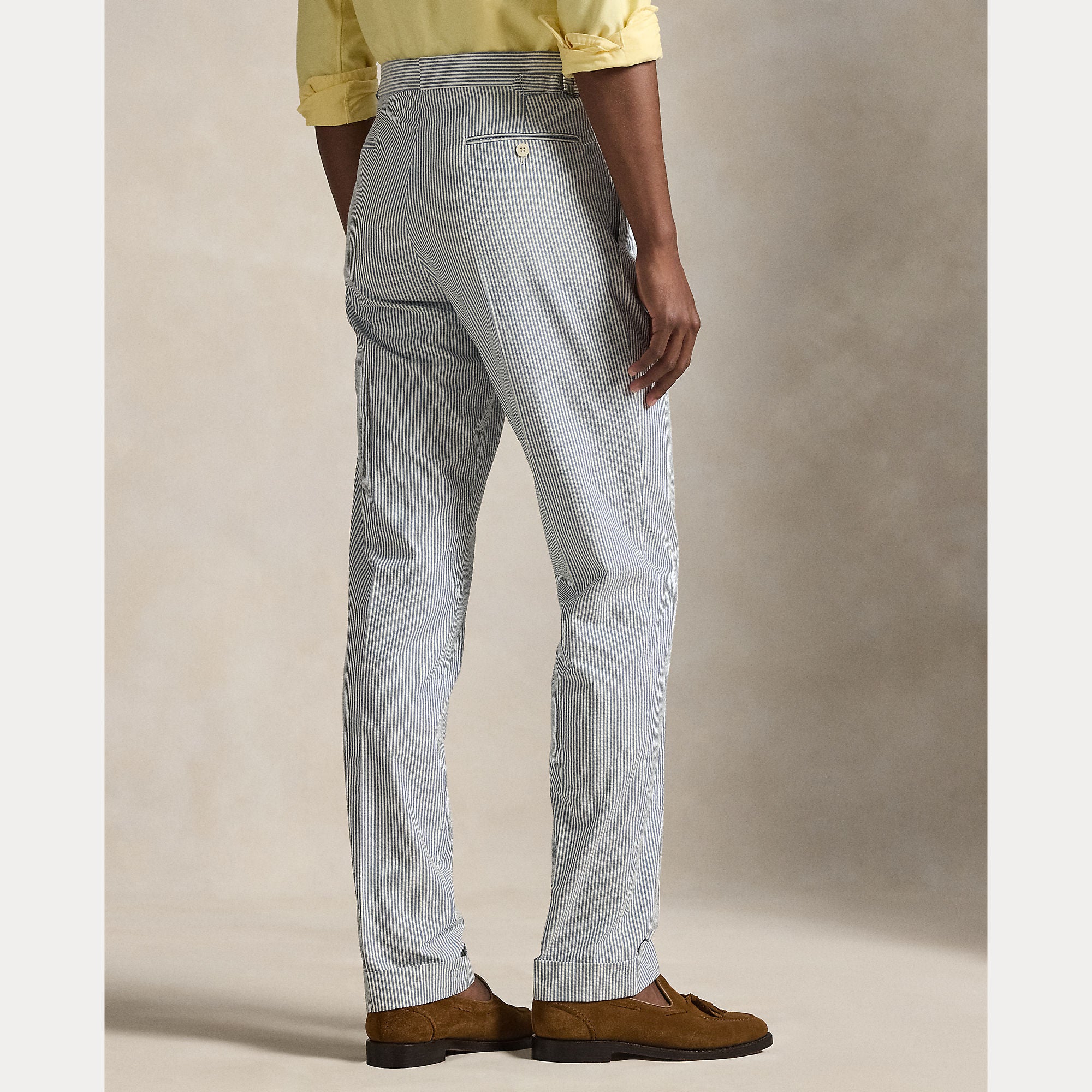 Striped Seersucker Suit Trouser - BoUvy