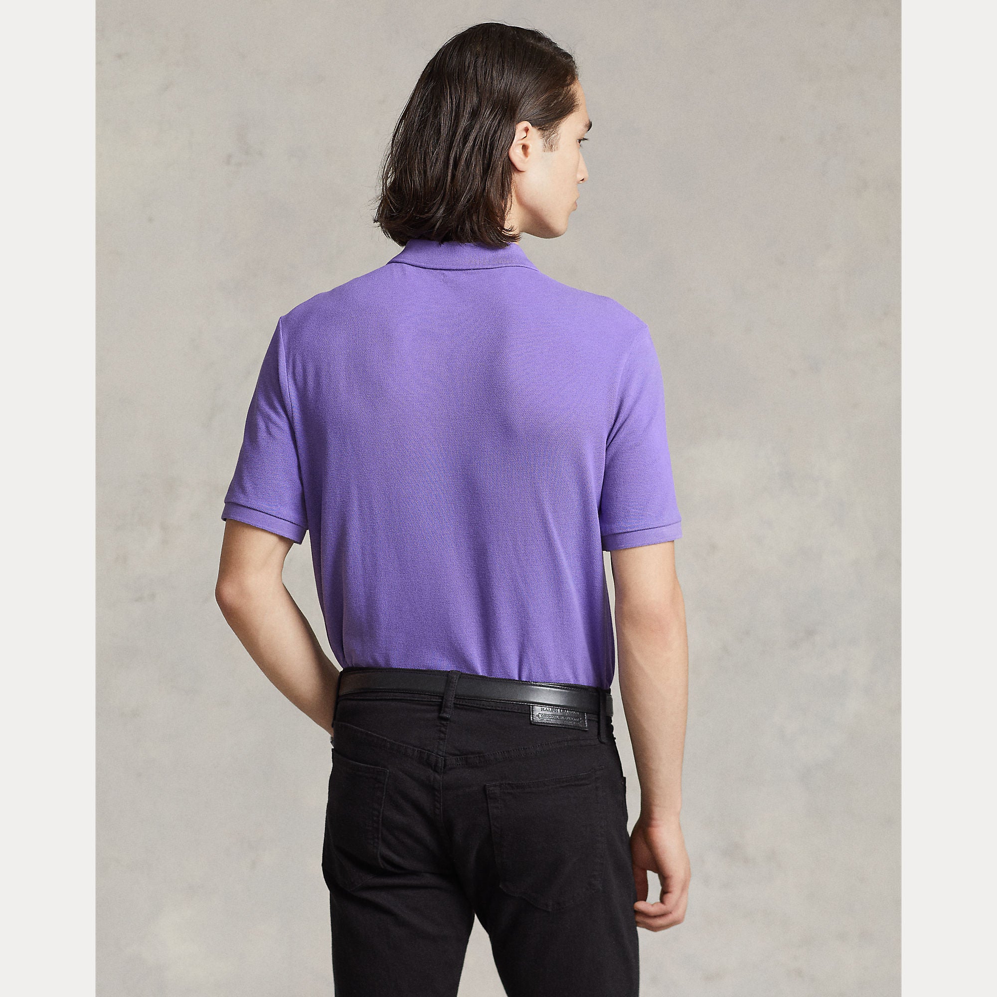 Slim Fit Mesh Polo Shirt - BoUvy