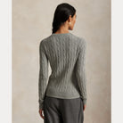 Cable-Knit Cotton Crewneck Sweater - BoUvy