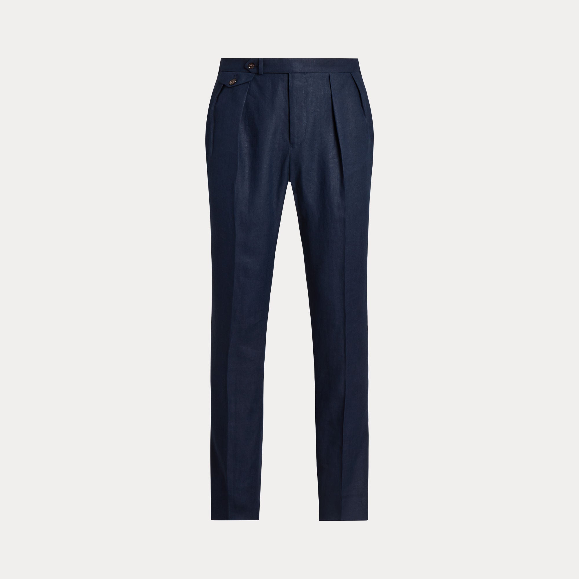 Pleated Linen Suit Trouser - BoUvy