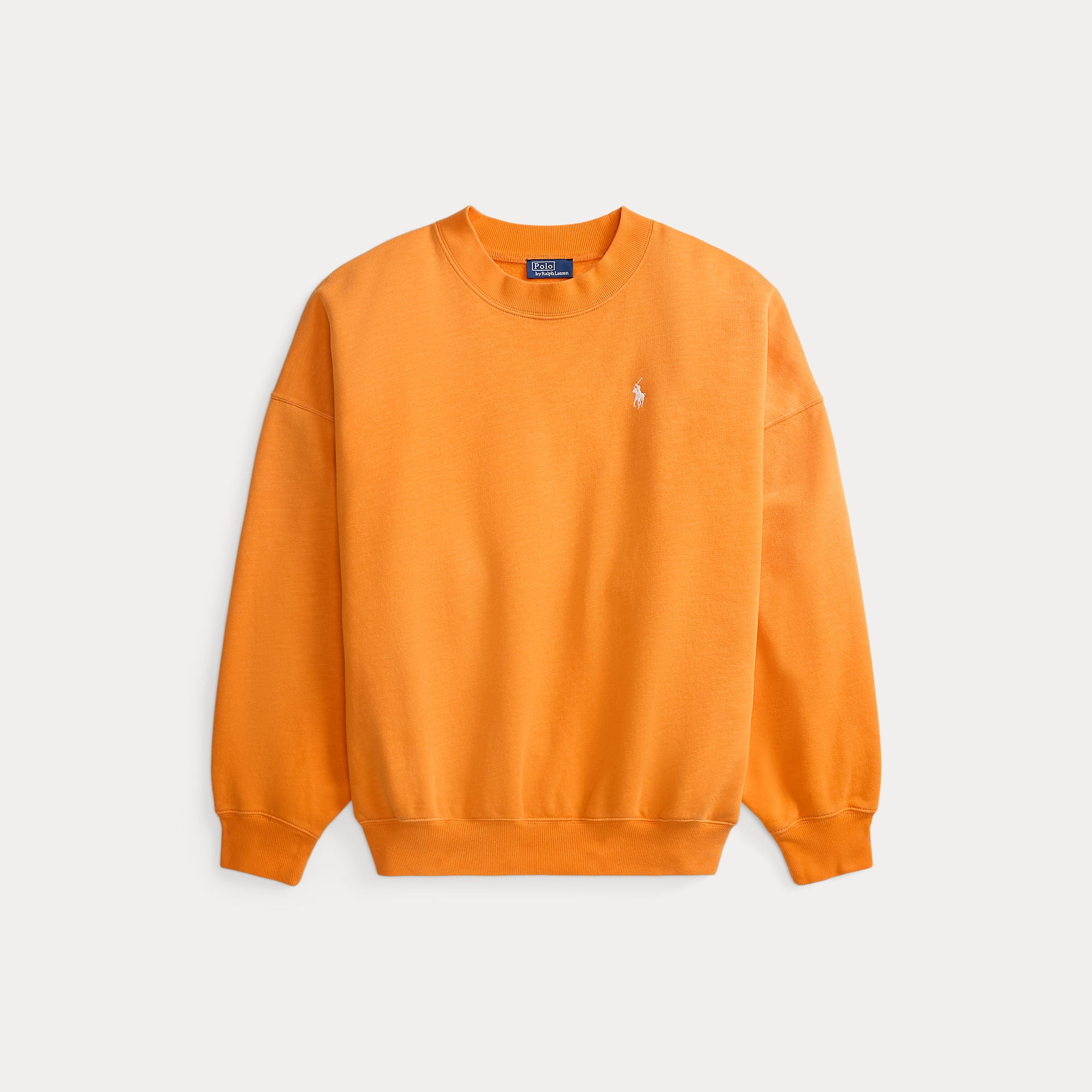 Oversize Back-Logo Fleece Crewneck - BoUvy