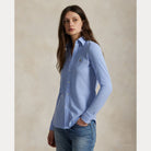 Slim Fit Knit Cotton Oxford Shirt - BoUvy