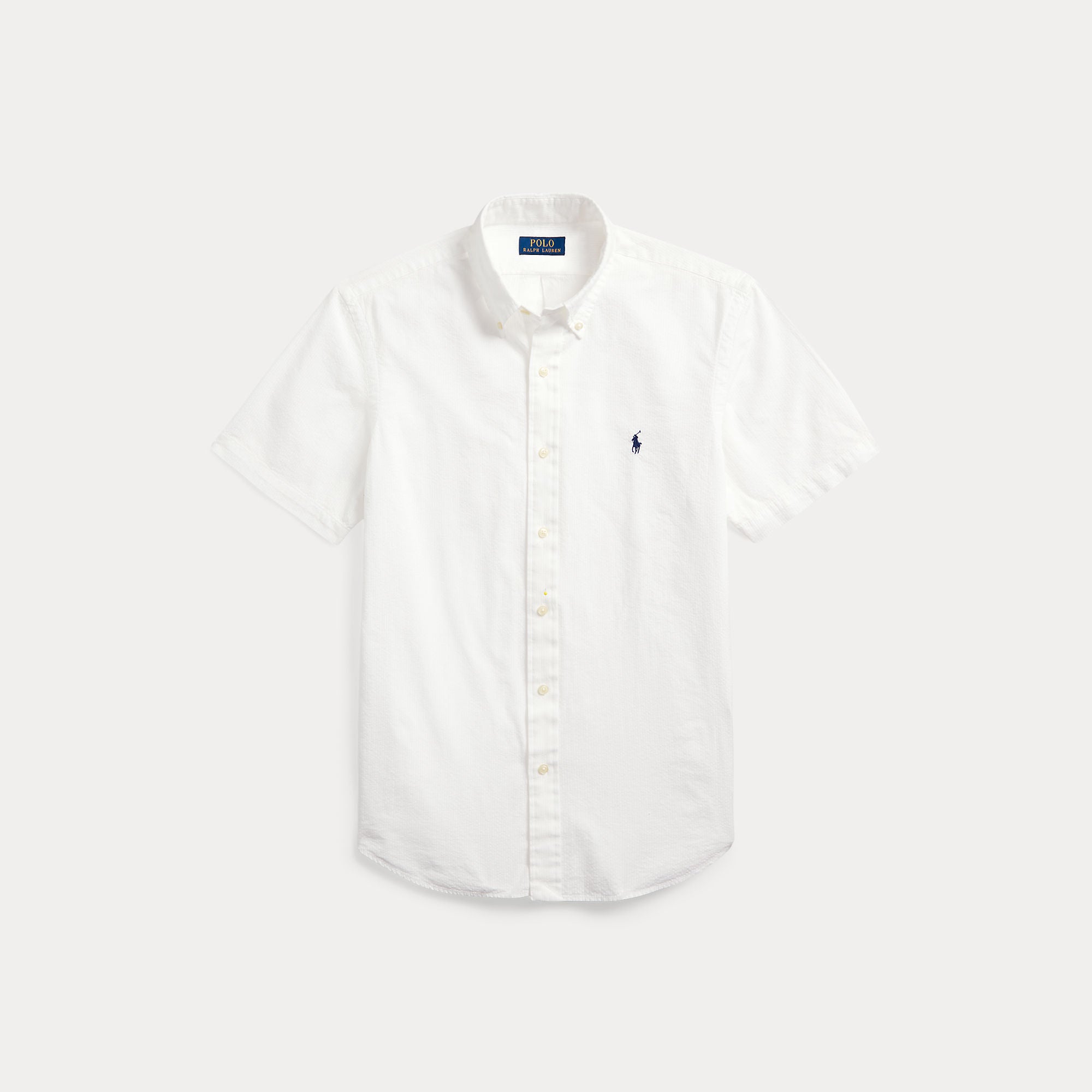 Short-Sleeve Seersucker Shirt - BoUvy
