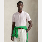 Custom Slim Striped Stretch Mesh Polo - BoUvy