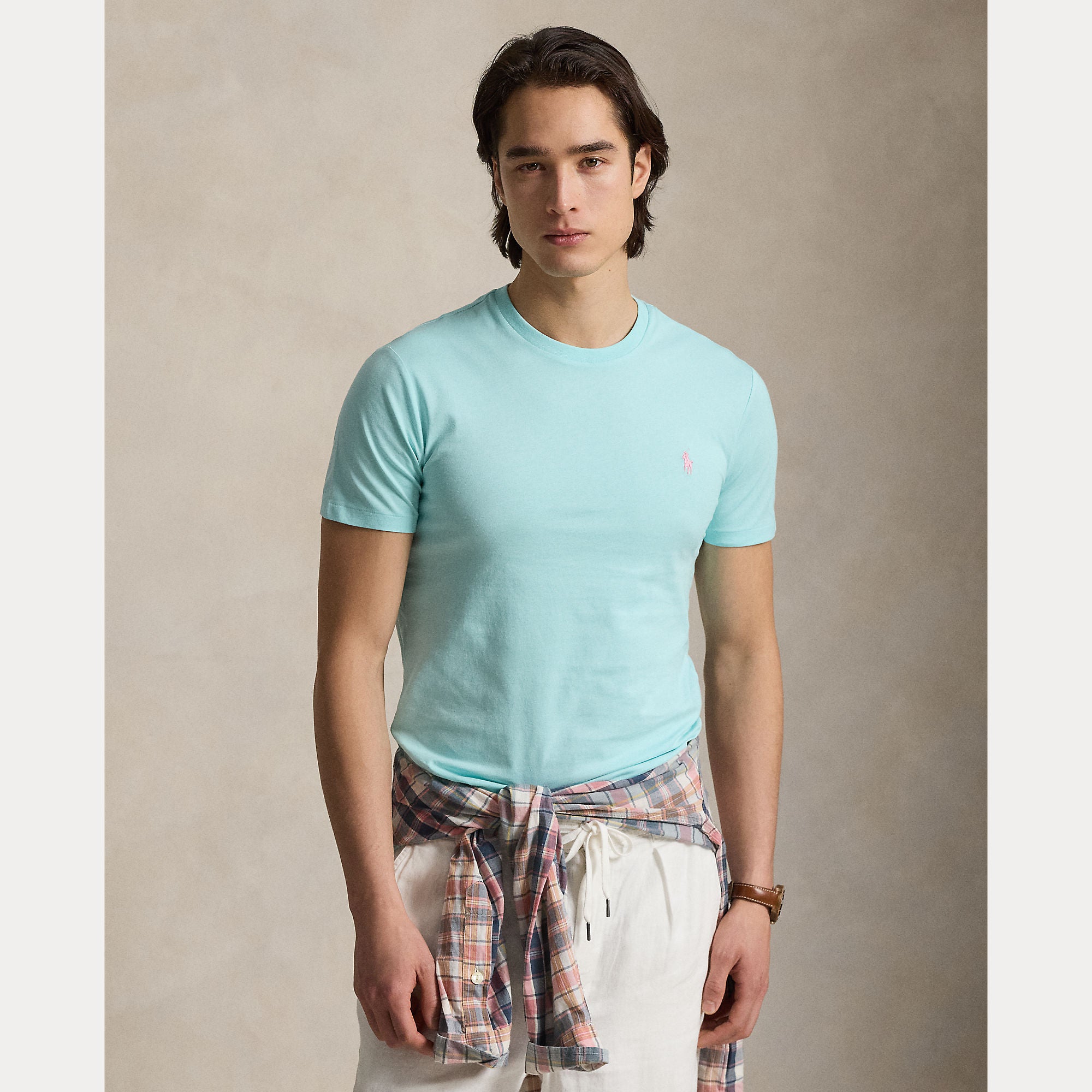 Custom Slim Fit Jersey Crewneck T-Shirt - BoUvy