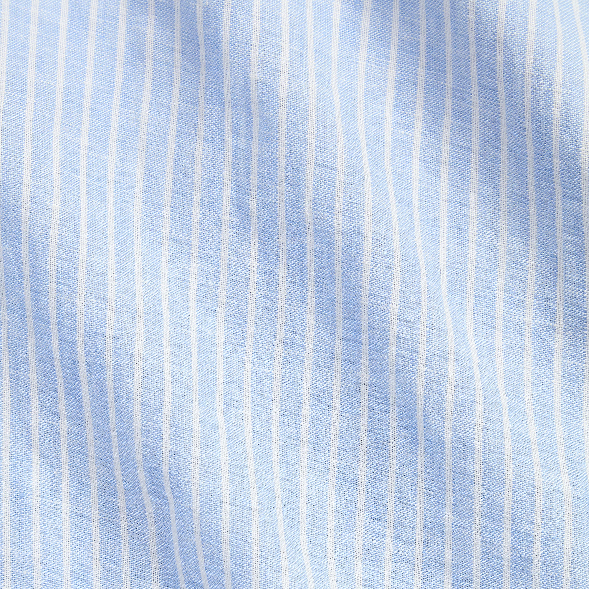 Custom Fit Striped Linen Shirt - BoUvy