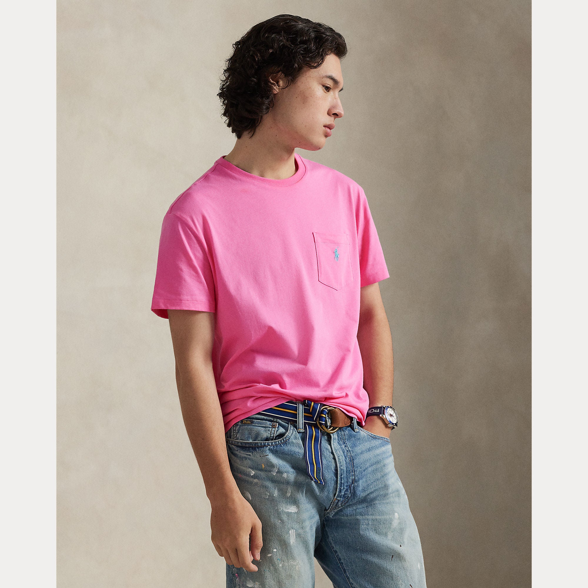 Custom Slim Fit Jersey Crewneck T-Shirt - BoUvy