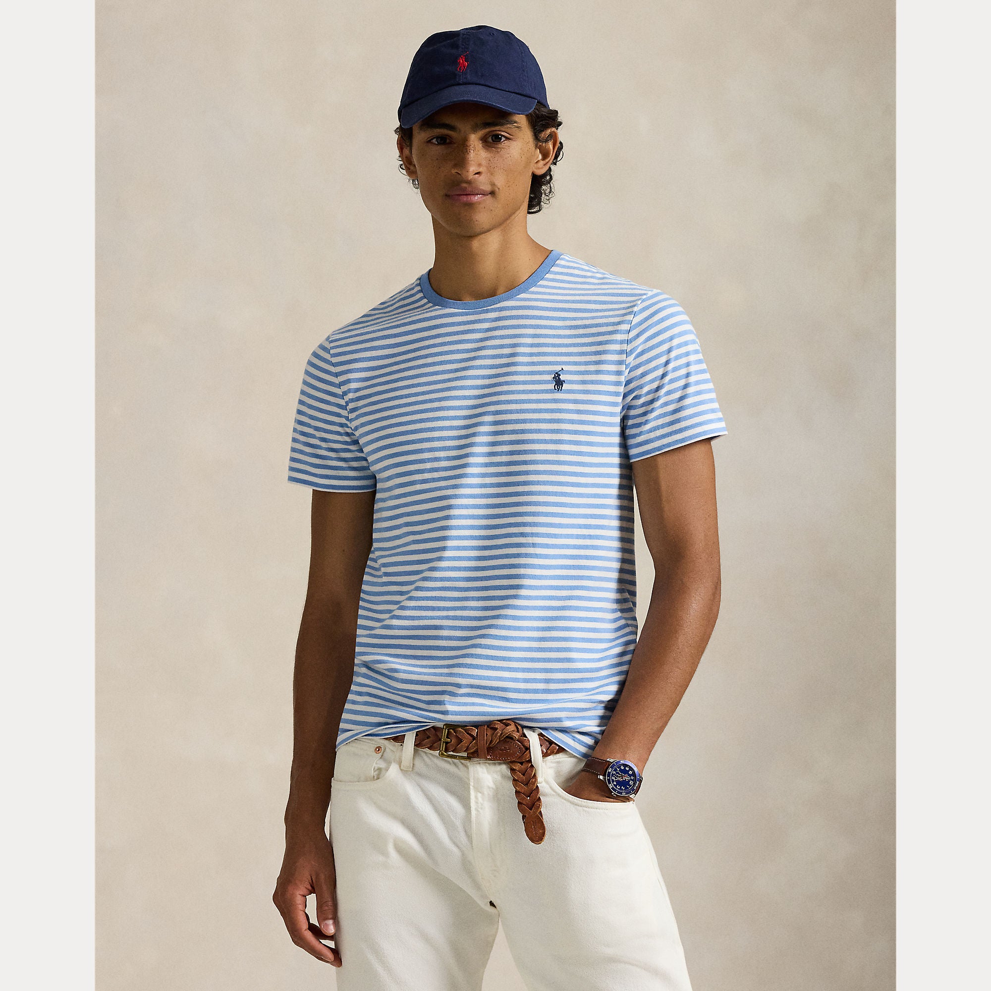 Striped Jersey T-Shirt - BoUvy