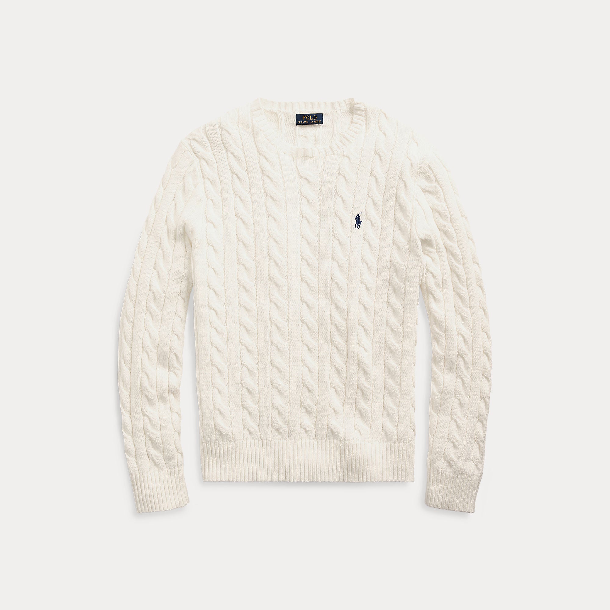 Cable-Knit Cotton Sweater - BoUvy