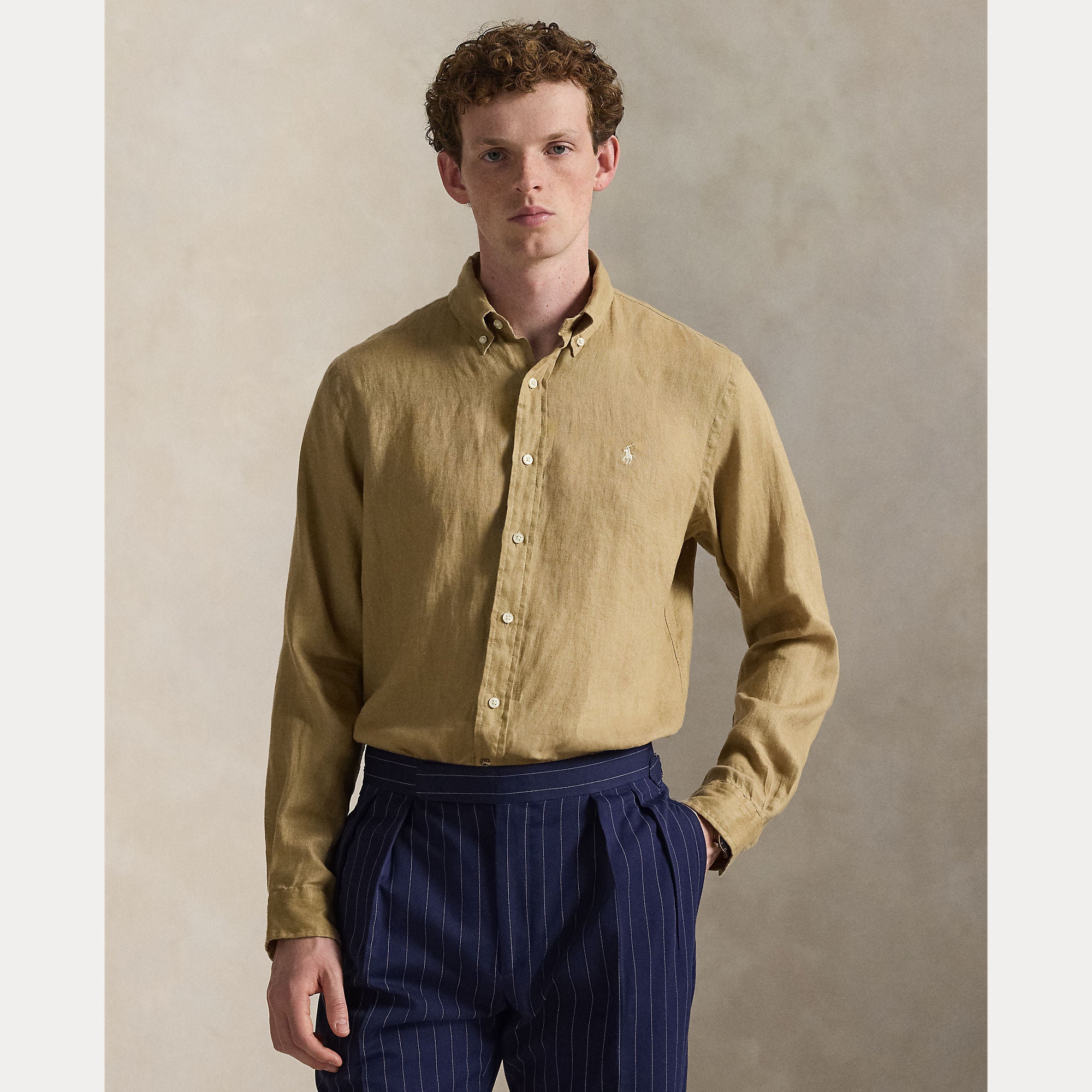 Slim Fit Linen Shirt - BoUvy