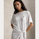 Twist-Detail Tee Dress - BoUvy