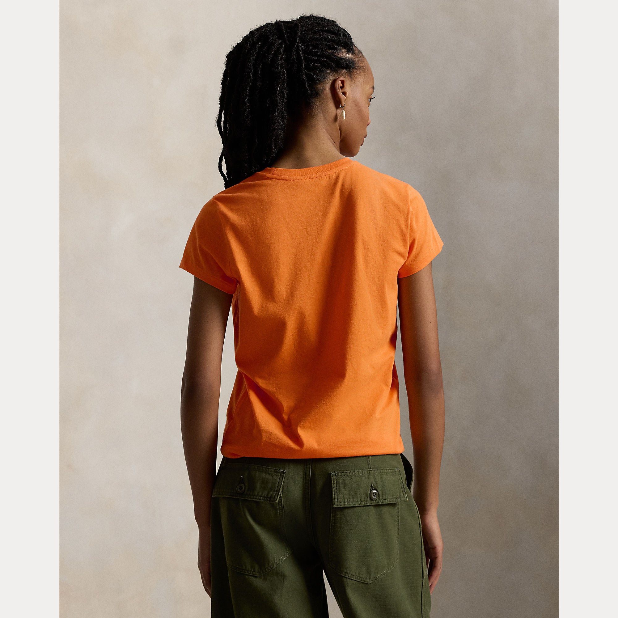 Cotton Jersey Crewneck Tee - BoUvy