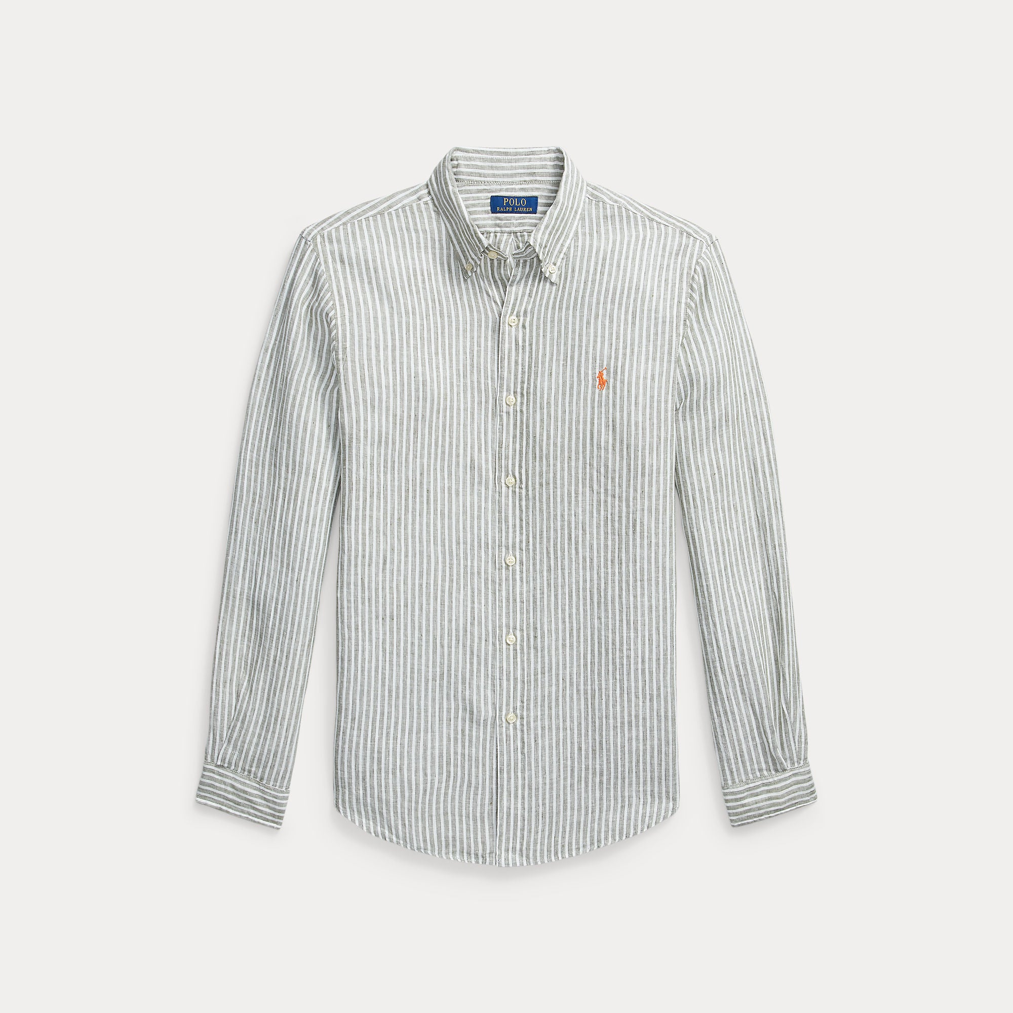 Custom Fit Striped Linen Shirt - BoUvy