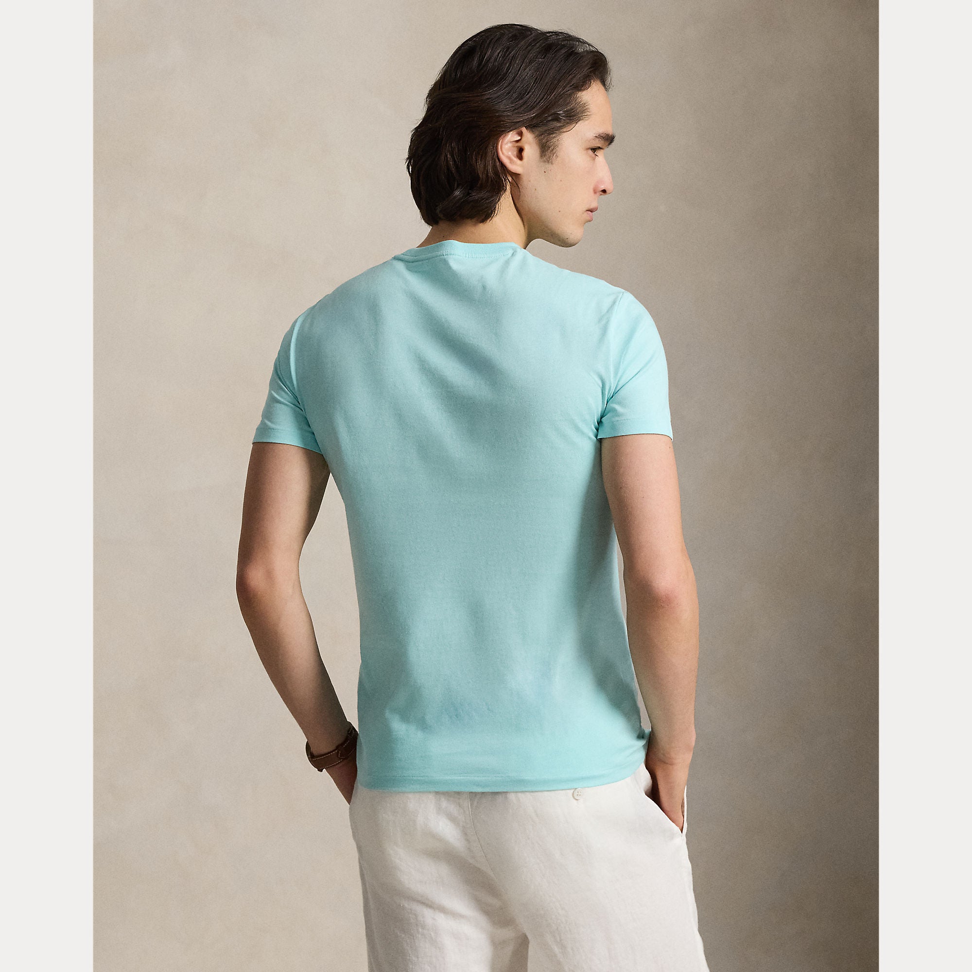 Custom Slim Fit Jersey Crewneck T-Shirt - BoUvy