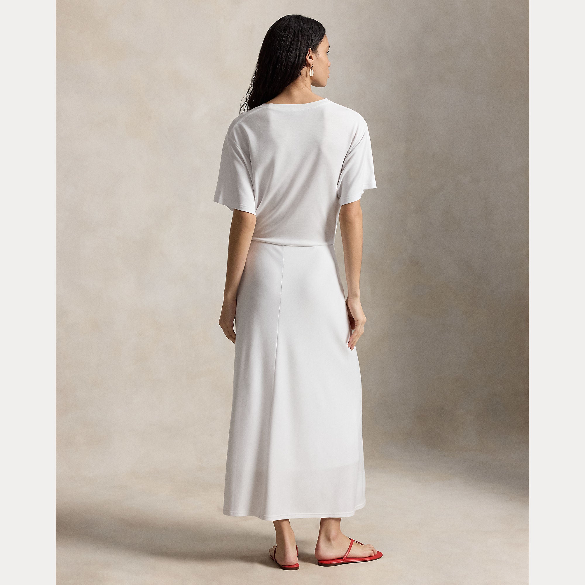Twist-Detail Tee Dress - BoUvy