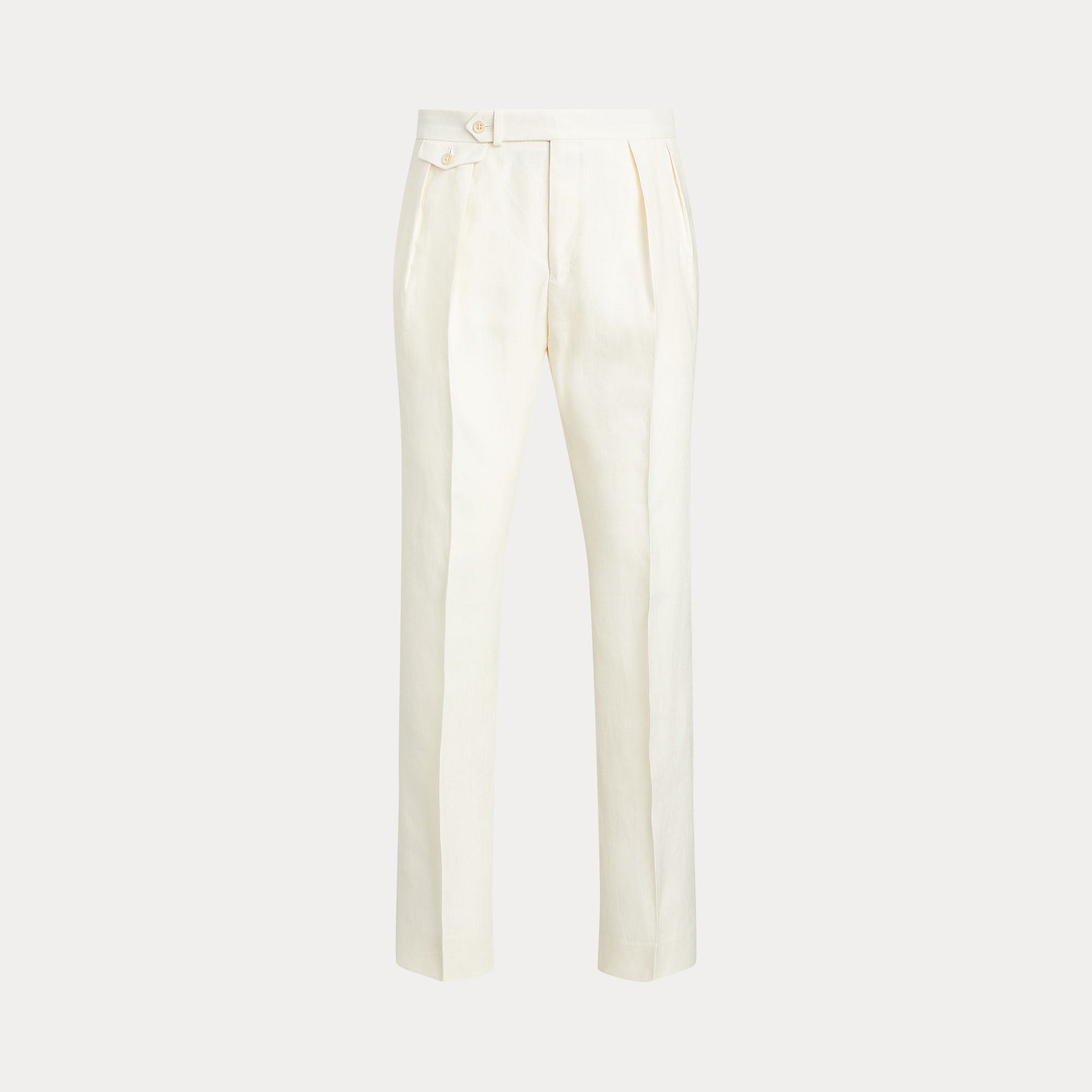 Pleated Linen Suit Trouser - BoUvy
