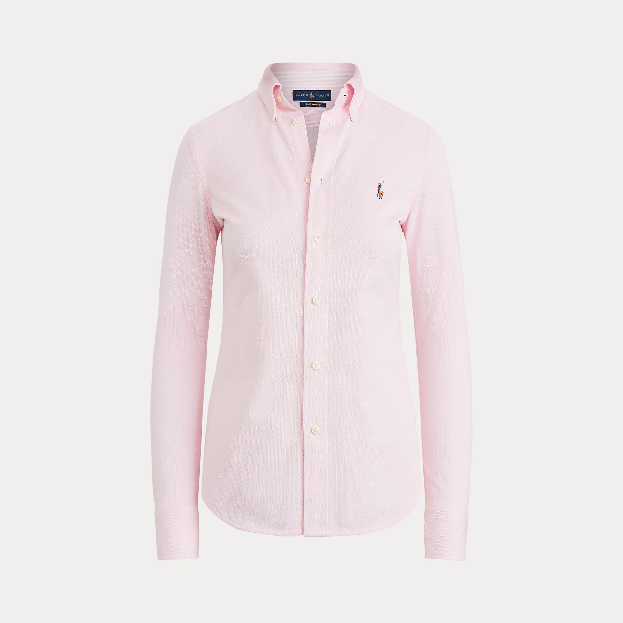 Slim Fit Knit Cotton Oxford Shirt - BoUvy