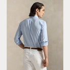 CUSTOM FIT STRIPED STRETCH POPLIN SHIRT - BoUvy