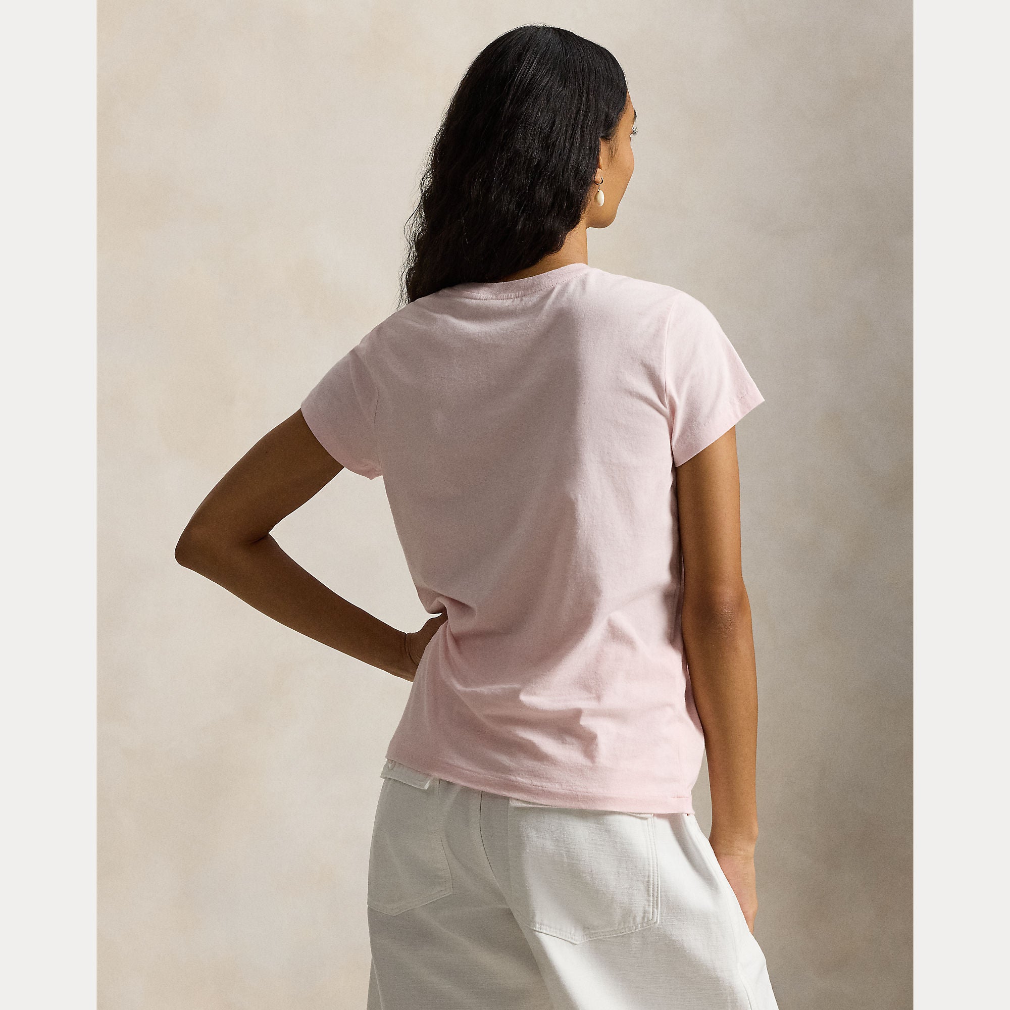 Cotton Jersey Crewneck Tee - BoUvy