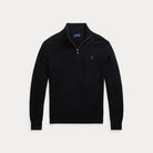 Mesh-Knit Cotton Quarter-Zip Sweater - BoUvy