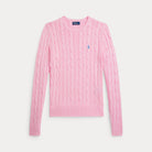 Cable-Knit Cotton Crewneck Sweater - BoUvy