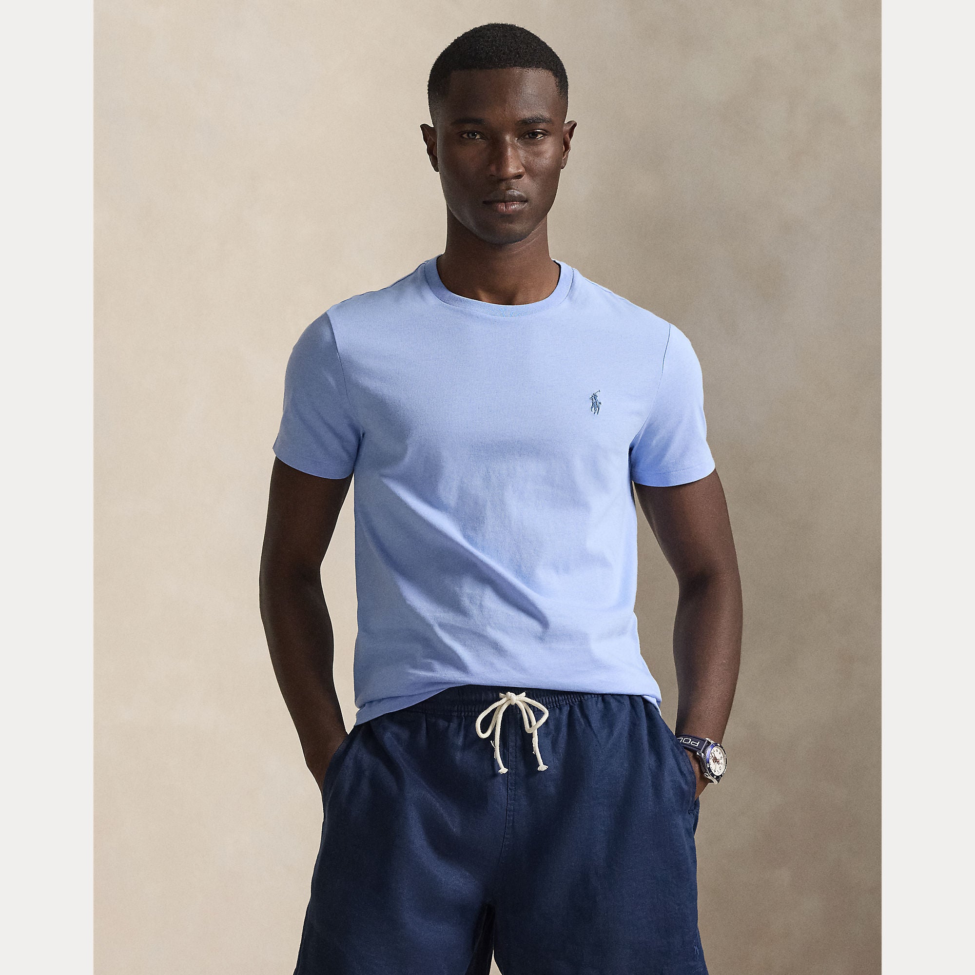 Custom Slim Fit Jersey Crewneck T-Shirt - BoUvy