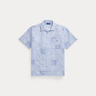 Classic Fit Patchwork Seersucker Shirt - BoUvy