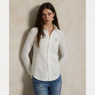 Slim Fit Knit Cotton Oxford Shirt - BoUvy