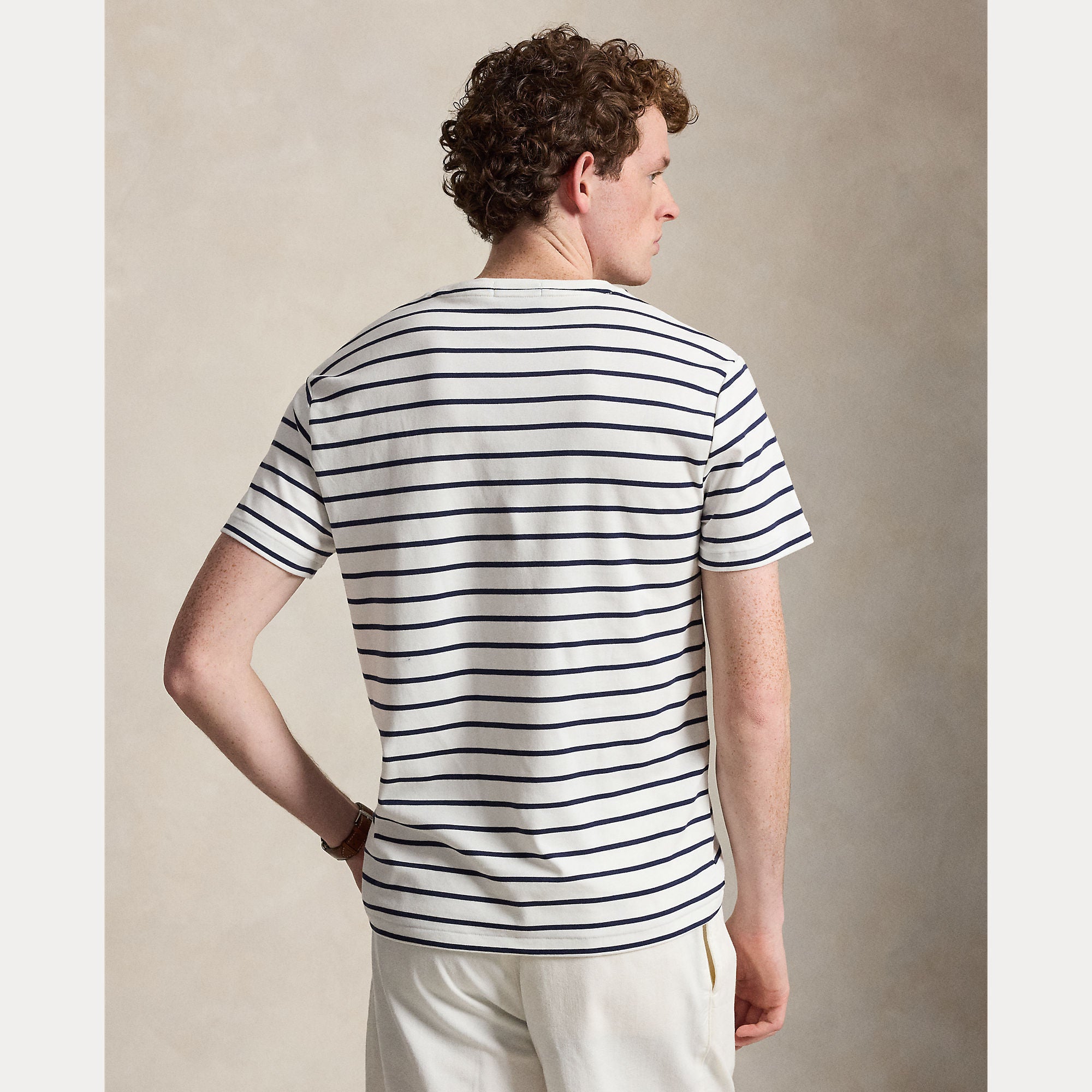 Custom Slim Fit Soft Cotton Striped T-Shirt - BoUvy