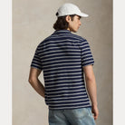 Striped Pointelle-Ribbed Camp Shirt - BoUvy