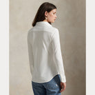 Slim Fit Knit Cotton Oxford Shirt - BoUvy