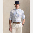 Custom Fit Striped Oxford Shirt - BoUvy