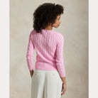 Cable-Knit Cotton Crewneck Sweater - BoUvy