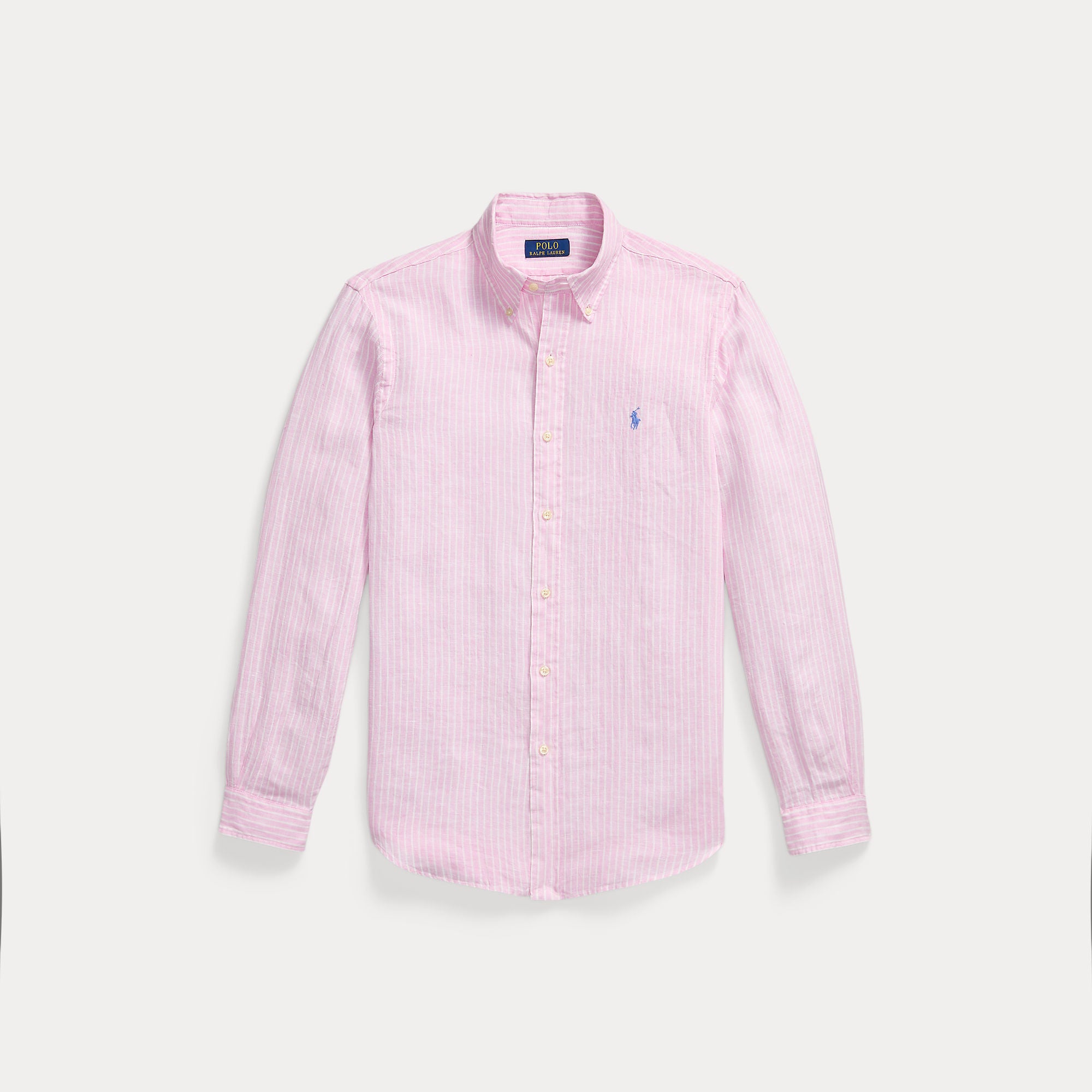 Custom Fit Striped Linen Shirt - BoUvy