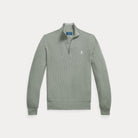 Mesh-Knit Cotton Quarter-Zip Sweater - BoUvy