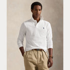Mesh Long-Sleeve Polo Shirt - BoUvy