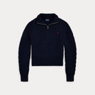 Cable-Knit Cotton Quarter-Zip Sweater - BoUvy