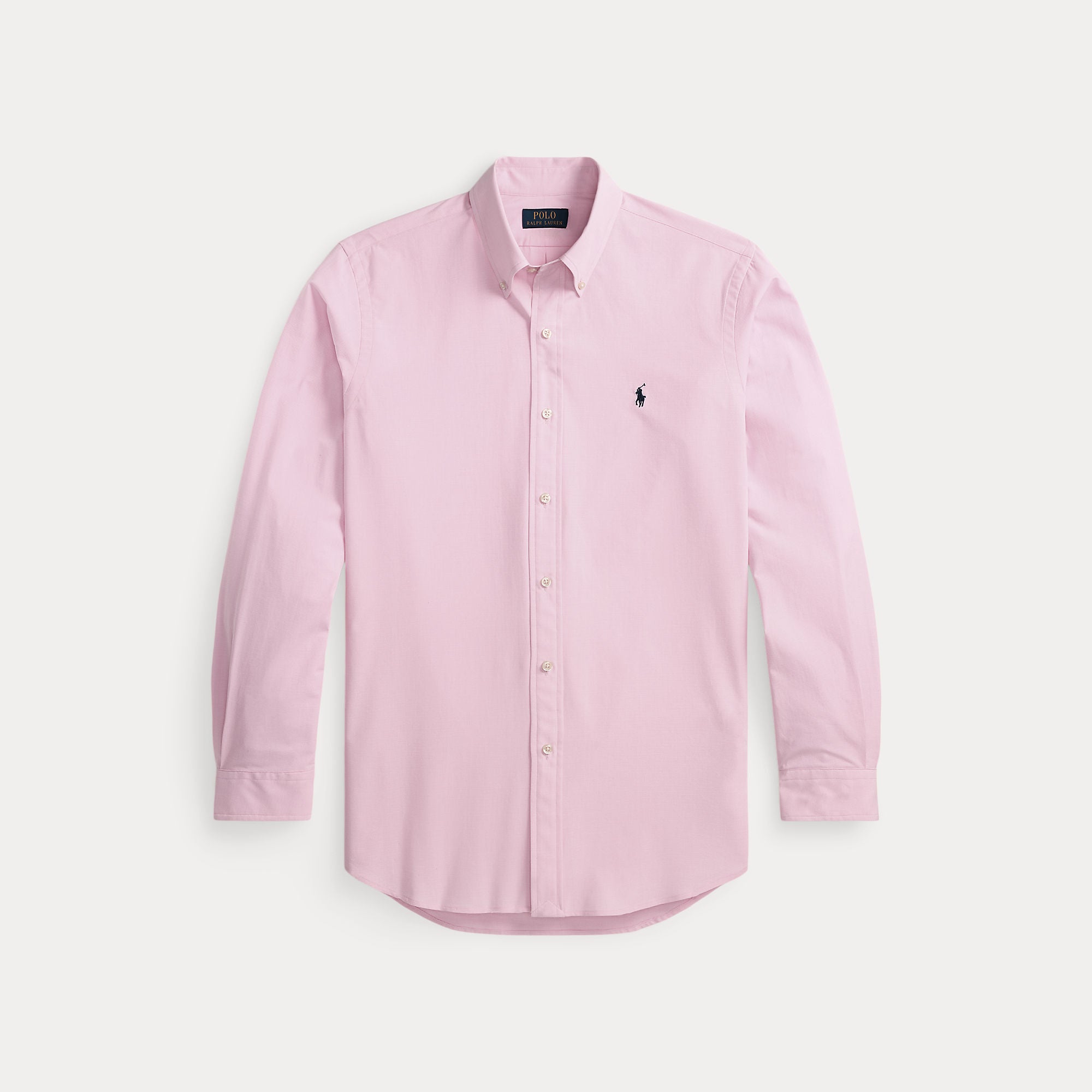 Custom Fit Plain Stretch Poplin Shirt - BoUvy