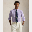CUSTOM FIT STRIPED STRETCH POPLIN SHIRT - BoUvy