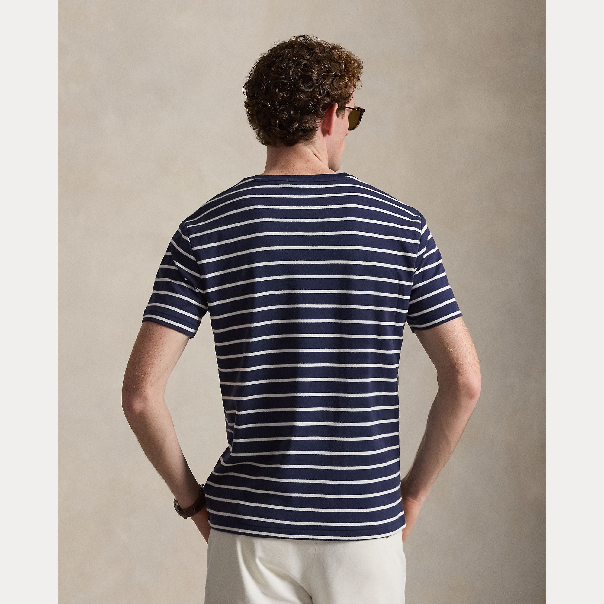 Custom Slim Fit Soft Cotton Striped T-Shirt - BoUvy