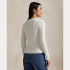 Cable-Knit Cotton Crewneck Sweater - BoUvy