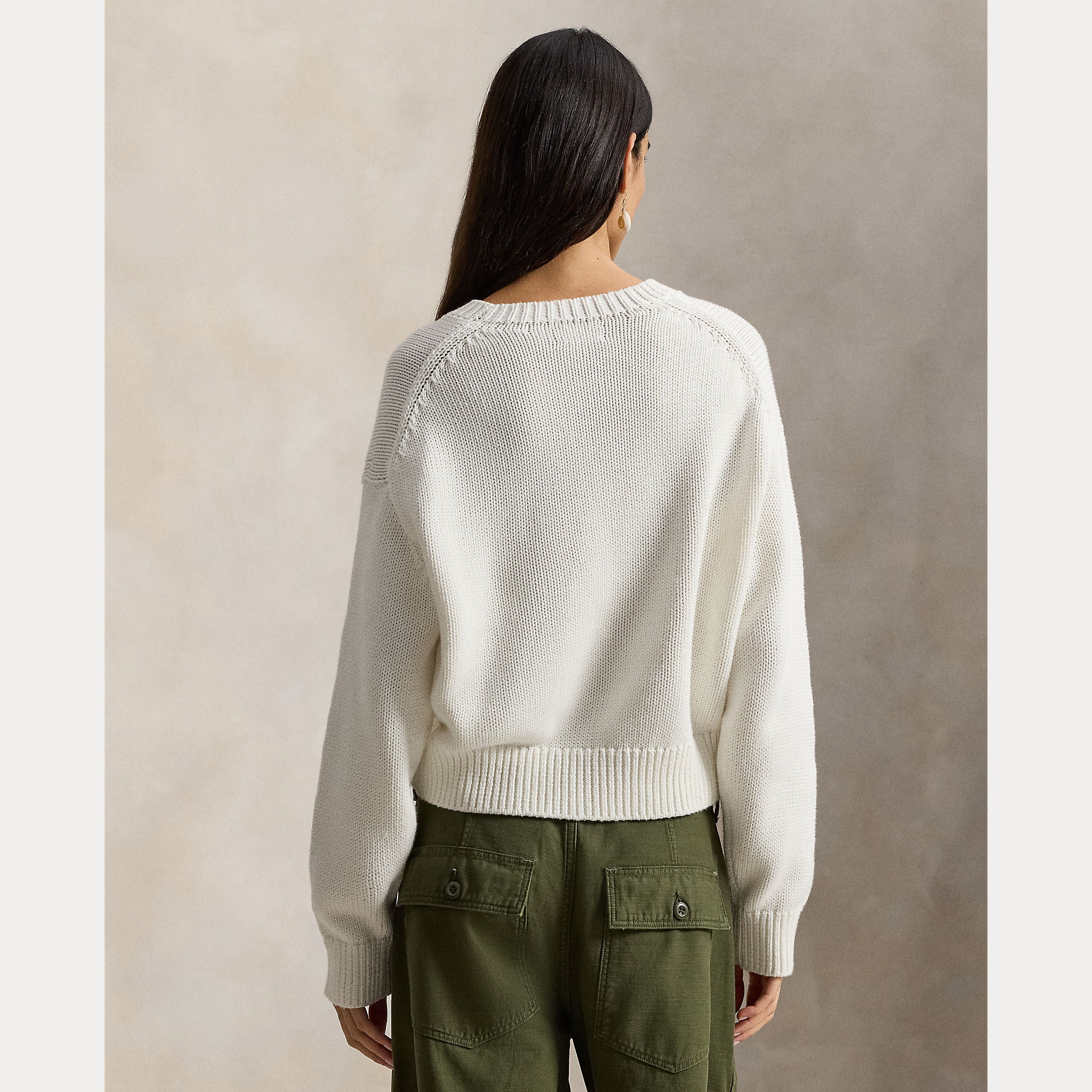 Big Pony Cotton Crewneck Sweater - BoUvy
