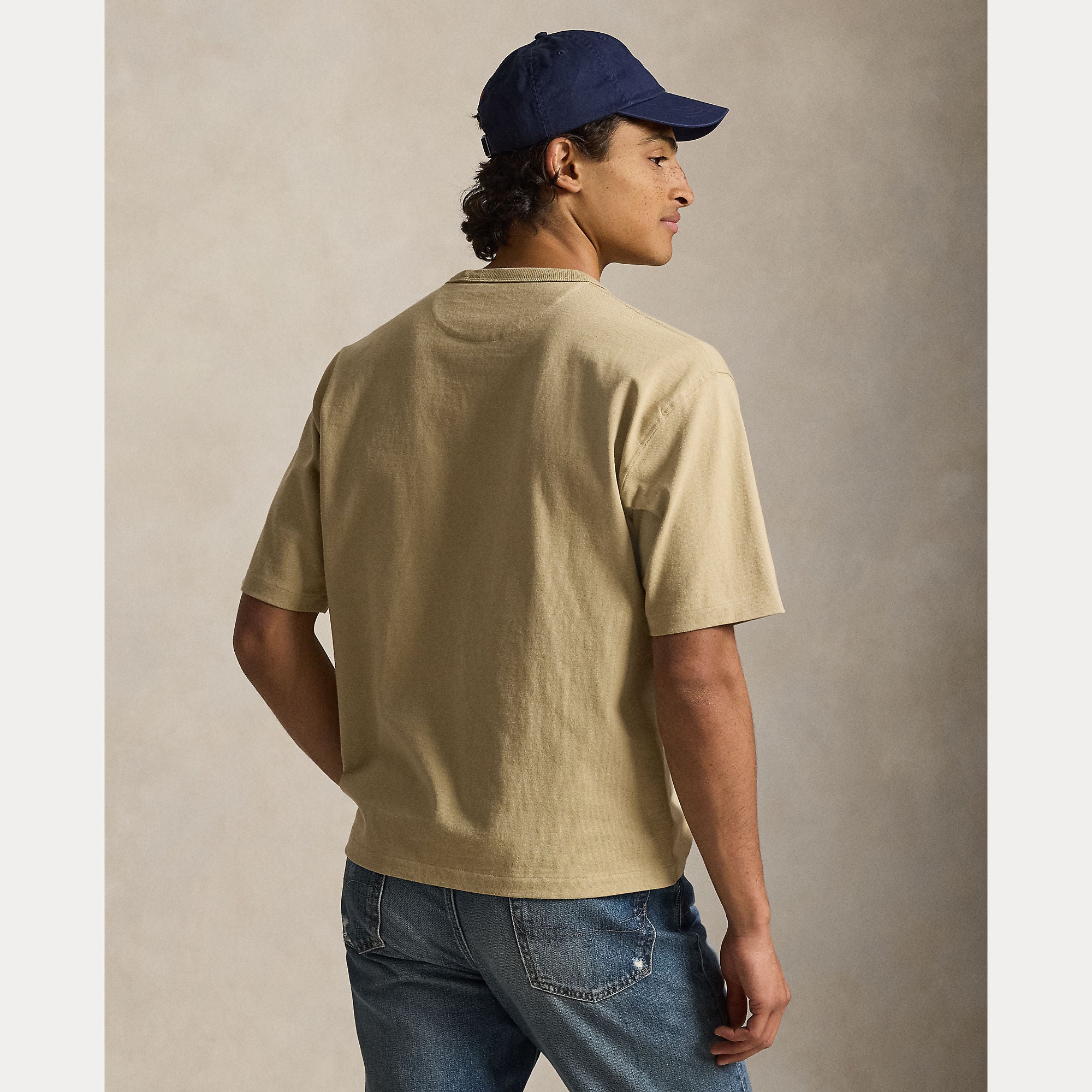 Relaxed Fit Jersey Crewneck T-Shirt - BoUvy
